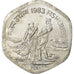 Coin, INDIA-REPUBLIC, 20 Paise, 1983, EF(40-45), Aluminum, KM:46