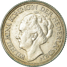 Coin, Netherlands, Wilhelmina I, 25 Cents, 1941, EF(40-45), Silver, KM:164