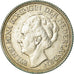 Coin, Netherlands, Wilhelmina I, 25 Cents, 1941, EF(40-45), Silver, KM:164