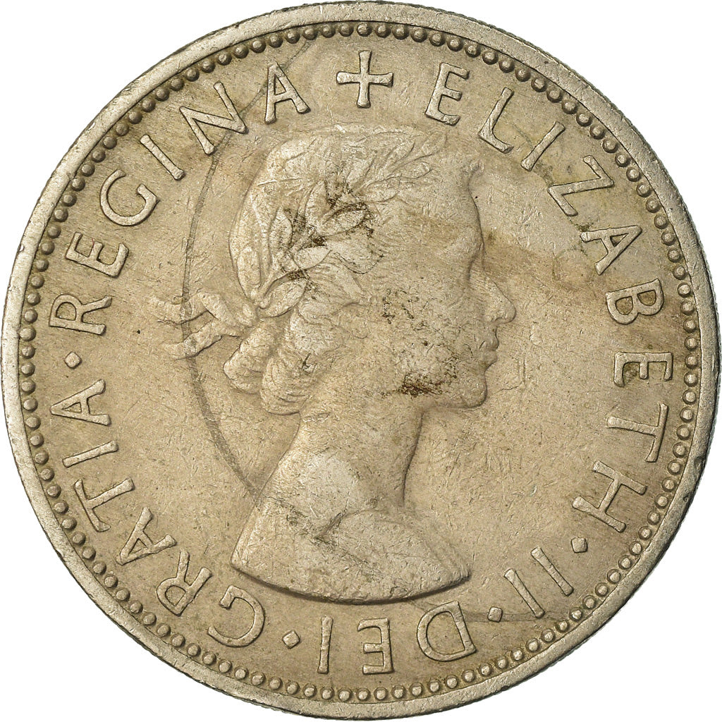 Monnaie, Grande-Bretagne, Elizabeth II, Florin, Two Shillings, 1963, TTB