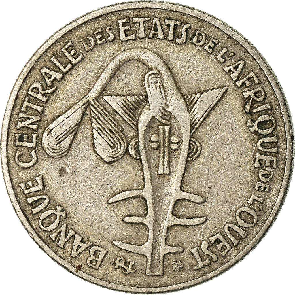 Munten, West Afrikaanse Staten, 50 Francs, 1981, ZF, Copper-nickel, KM:6