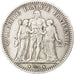 FRANCE, Hercule, 5 Francs, 1874, Paris, KM #820.1, VF(30-35), Silver, Gadoury...