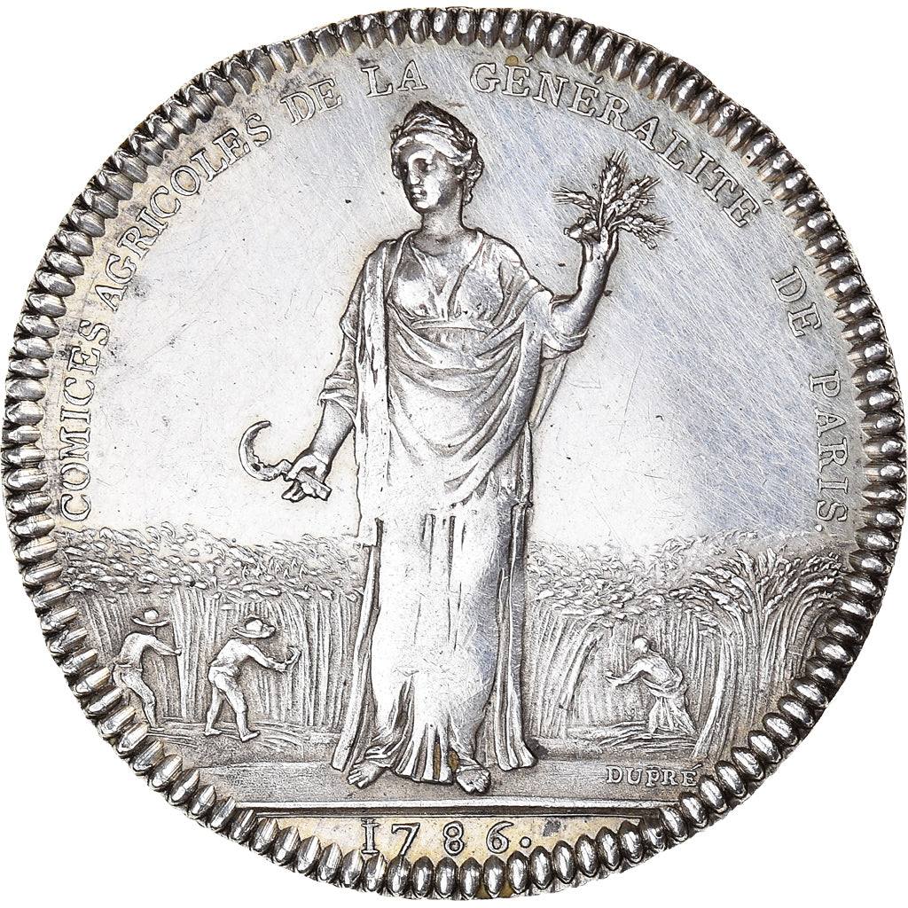 France, Token, Louis XVI, Agriculture, Comices Agricoles de Paris, History