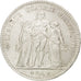 FRANCE, Hercule, 5 Francs, 1876, Paris, KM #820.1, AU(55-58), Silver, Gadoury...
