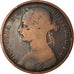 Coin, Great Britain, Victoria, Penny, 1890, VF(20-25), Bronze, KM:755