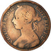 Monnaie, Grande-Bretagne, Victoria, Penny, 1890, TB, Bronze, KM:755