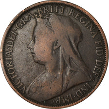 Moneta, Gran Bretagna, Victoria, Penny, 1896, B+, Bronzo, KM:790