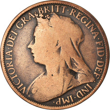Coin, Great Britain, Victoria, Penny, 1896, F(12-15), Bronze, KM:790