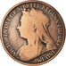 Coin, Great Britain, Victoria, Penny, 1896, F(12-15), Bronze, KM:790