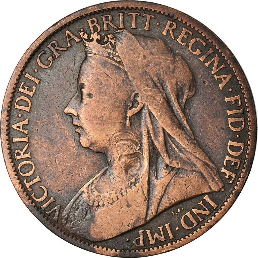 Münze, Großbritannien, Victoria, Penny, 1898, S+, Bronze, KM:790