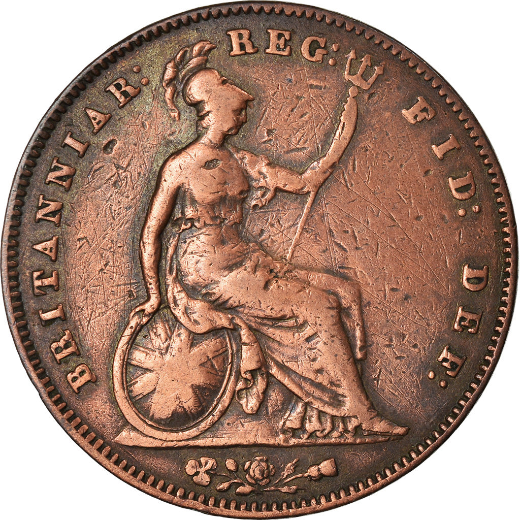 Coin, Great Britain, Victoria, Penny, 1854, VF(20-25), Copper, KM:739