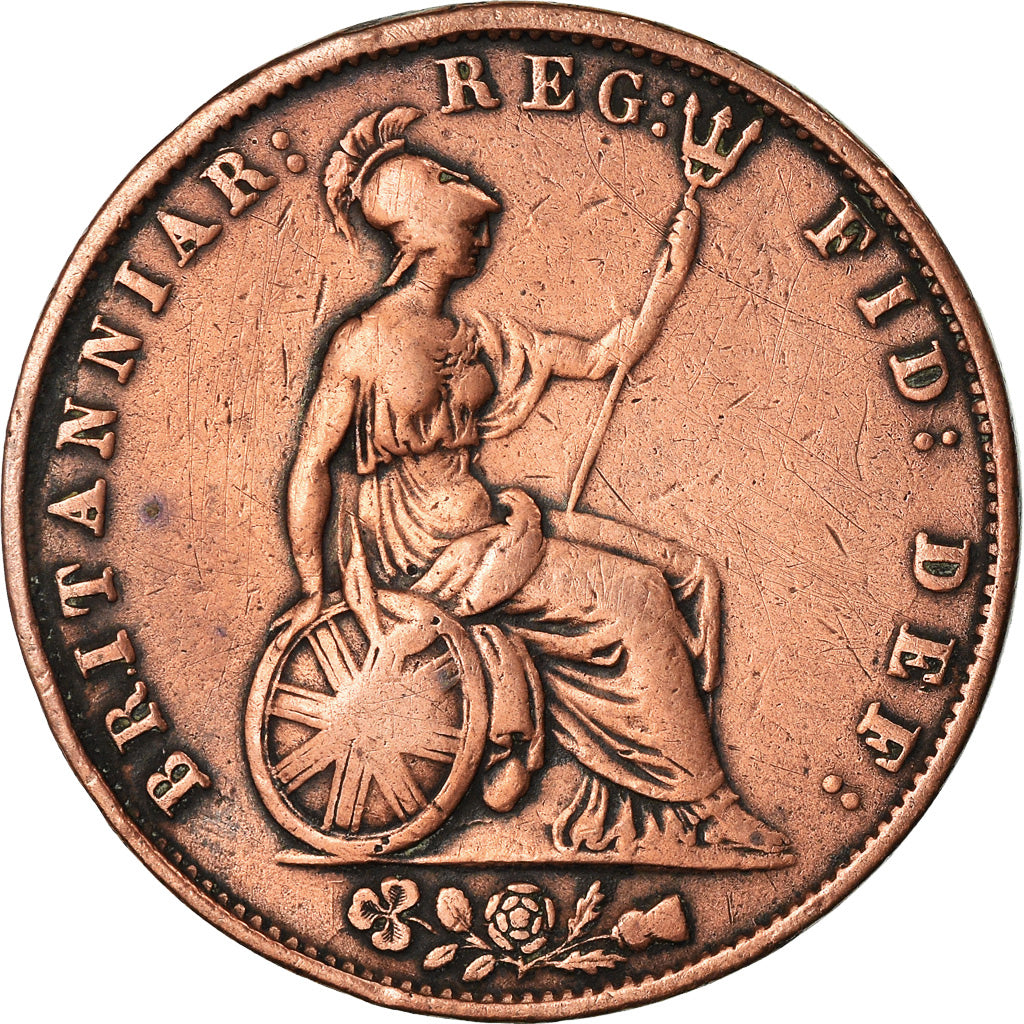 Monnaie, Grande-Bretagne, Victoria, 1/2 Penny, 1855, TB+, Cuivre, KM:726