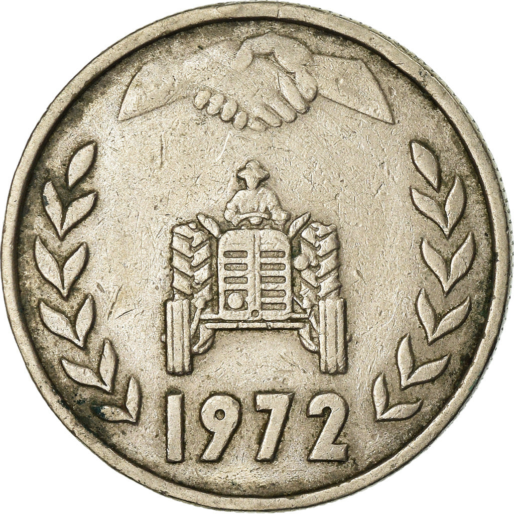 Coin, Algeria, Dinar, 1972, EF(40-45), Copper-nickel, KM:104.1