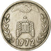Coin, Algeria, Dinar, 1972, EF(40-45), Copper-nickel, KM:104.1