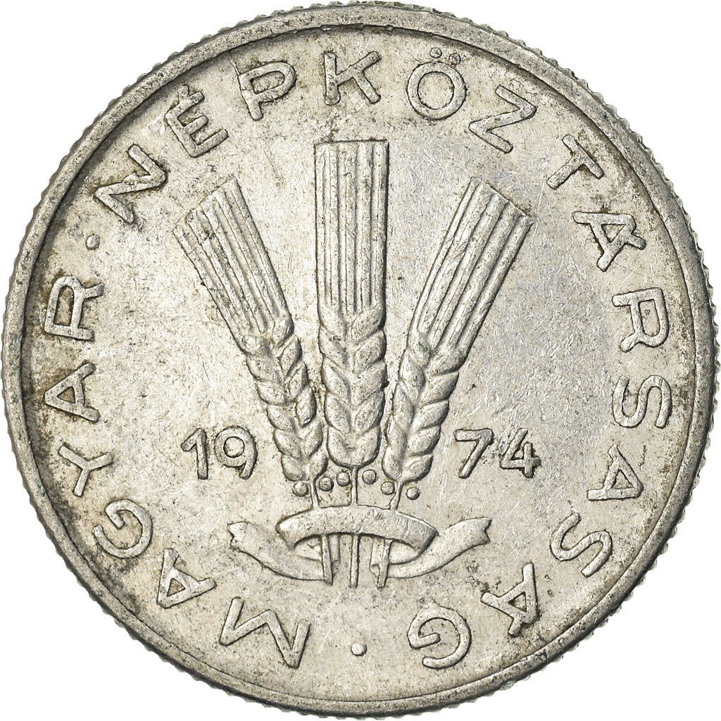 Moneta, Węgry, 20 Fillér, 1974, Budapest, EF(40-45), Aluminium, KM:573