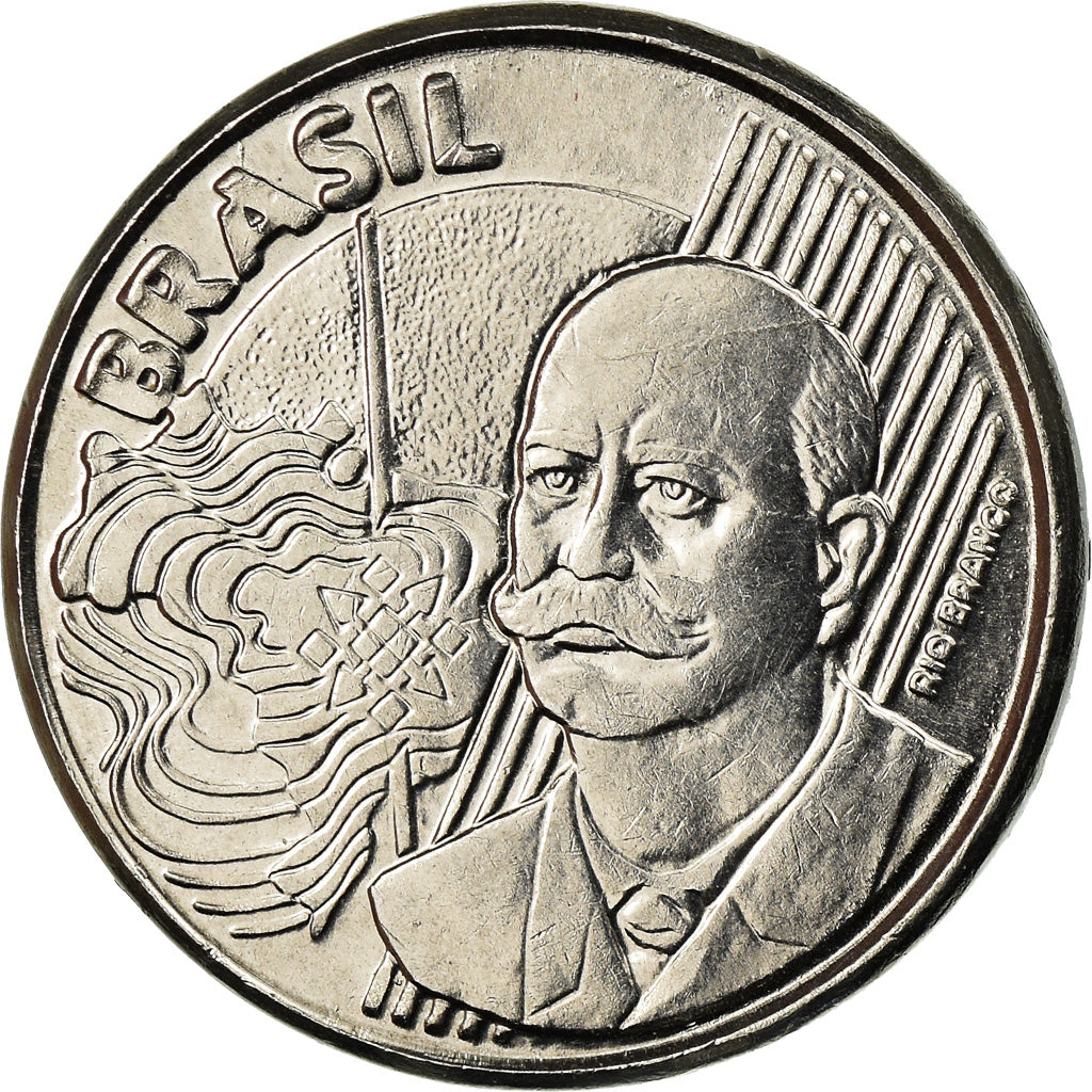 Munten, Brazilië, 50 Centavos, 2002, ZF, Stainless Steel, KM:651a