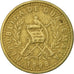 Moneda, Guatemala, 50 Centavos, 1998, BC+, Níquel - latón, KM:283