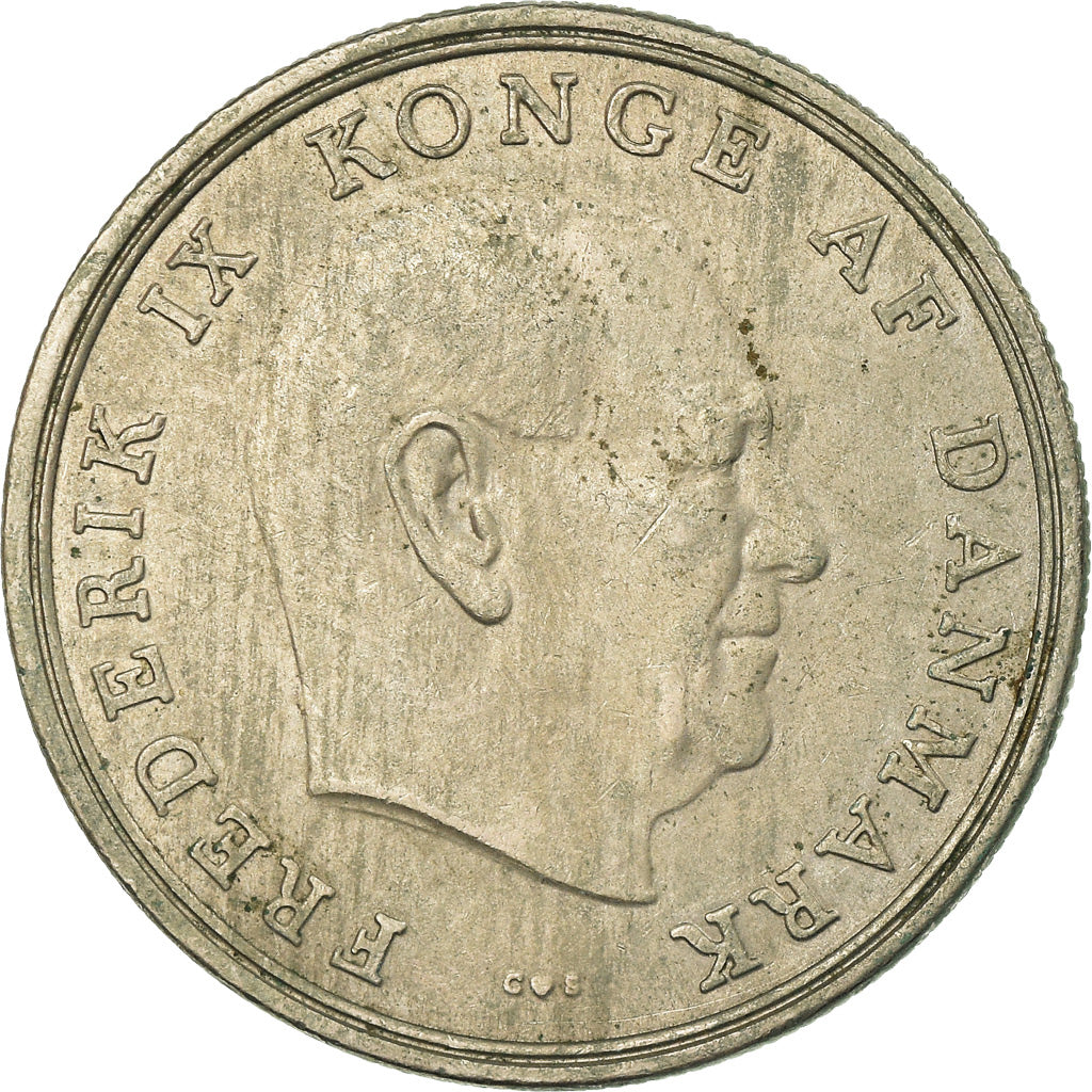 Münze, Dänemark, Frederik IX, 5 Kroner, 1968, Copenhagen, SS, Copper-nickel