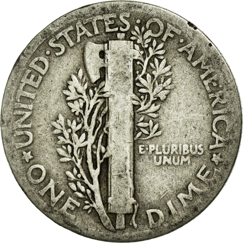 Moneta, Stati Uniti, Mercury Dime, Dime, 1936, U.S. Mint, Denver, MB, Argento