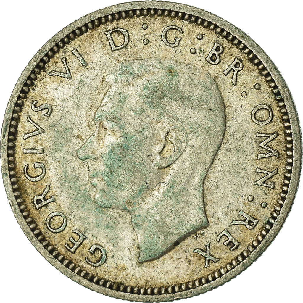 Münze, Großbritannien, George VI, 6 Pence, 1939, S, Silber, KM:852