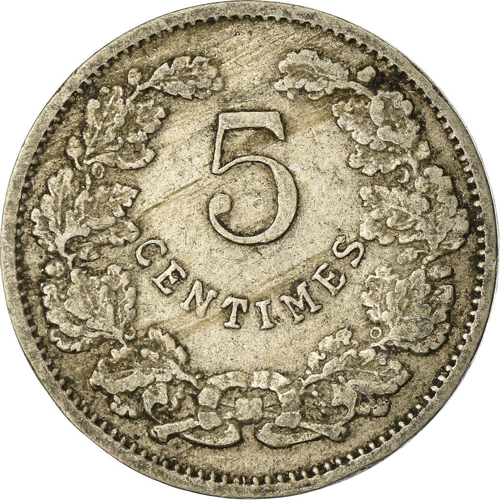 Coin, Luxembourg, William IV, 5 Centimes, 1906, EF(40-45), Copper-nickel, KM:26