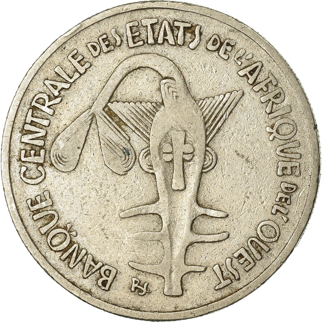 Munten, West Afrikaanse Staten, 100 Francs, 1969, FR+, Nickel, KM:4