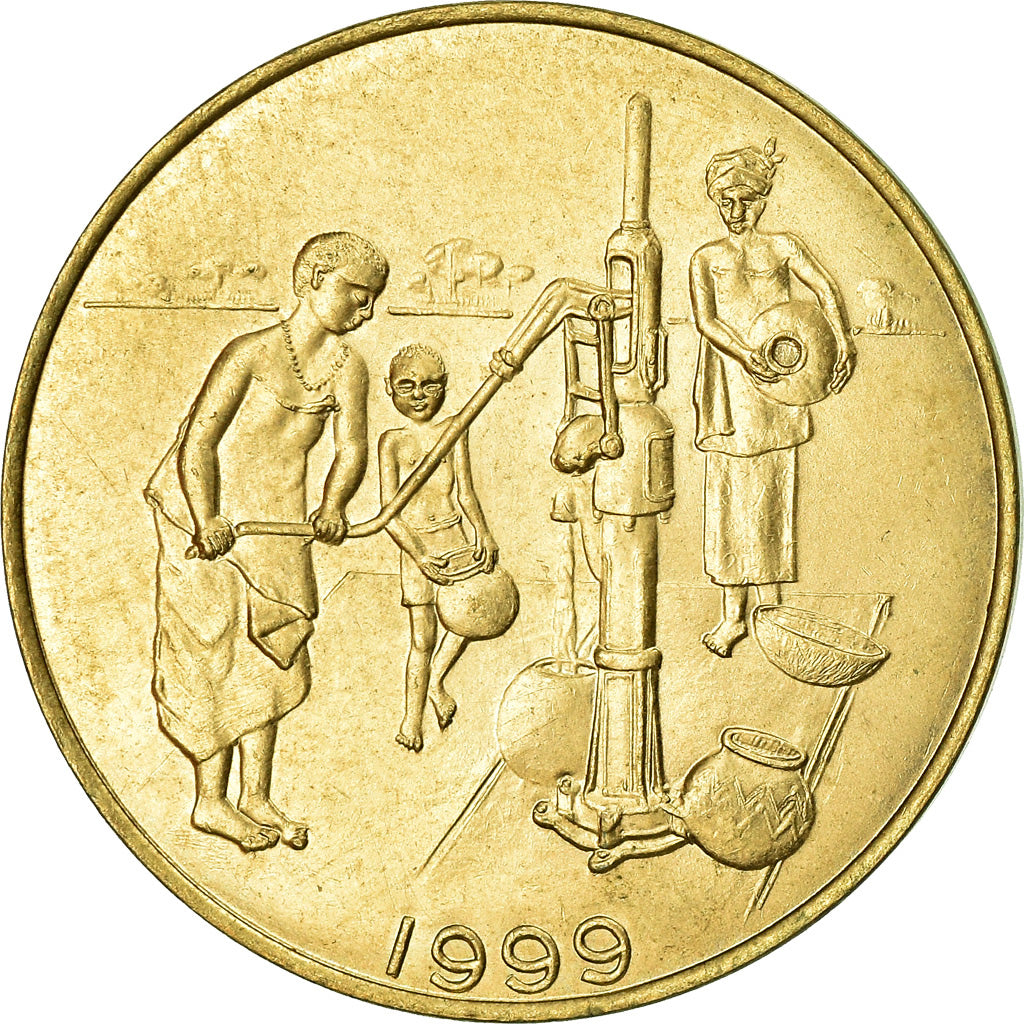 Monnaie, West African States, 10 Francs, 1999, TTB, Aluminum-Bronze, KM:10