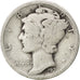 UNITED STATES, Mercury Dime, Dime, 1928, U.S. Mint, KM #140, VF(20-25), Silver,.
