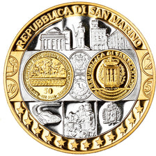 San Marino, Medal, L'Europe, Politics, Society, War, MS(65-70), Silver