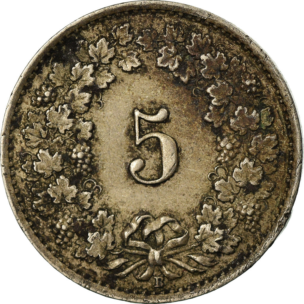 Monnaie, Suisse, 5 Rappen, 1922, Bern, TTB, Copper-nickel, KM:26