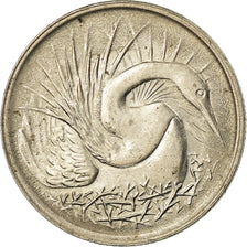 Coin, Singapore, 5 Cents, 1980, Singapore Mint, EF(40-45), Copper-Nickel Clad