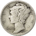 UNITED STATES, Mercury Dime, Dime, 1926, U.S. Mint, KM #140, VF(30-35), Silver,.