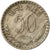 Coin, INDIA-REPUBLIC, 50 Paise, 1974, EF(40-45), Copper-nickel, KM:63