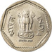 Coin, INDIA-REPUBLIC, Rupee, 1989, AU(55-58), Copper-nickel, KM:79.1