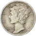 UNITED STATES, Mercury Dime, Dime, 1937, U.S. Mint, KM #140, VF(30-35), Silver,.