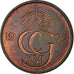 Münze, Schweden, Carl XVI Gustaf, 5 Öre, 1977, SS, Bronze, KM:849