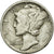Moneta, USA, Mercury Dime, Dime, 1937, U.S. Mint, Philadelphia, EF(40-45)