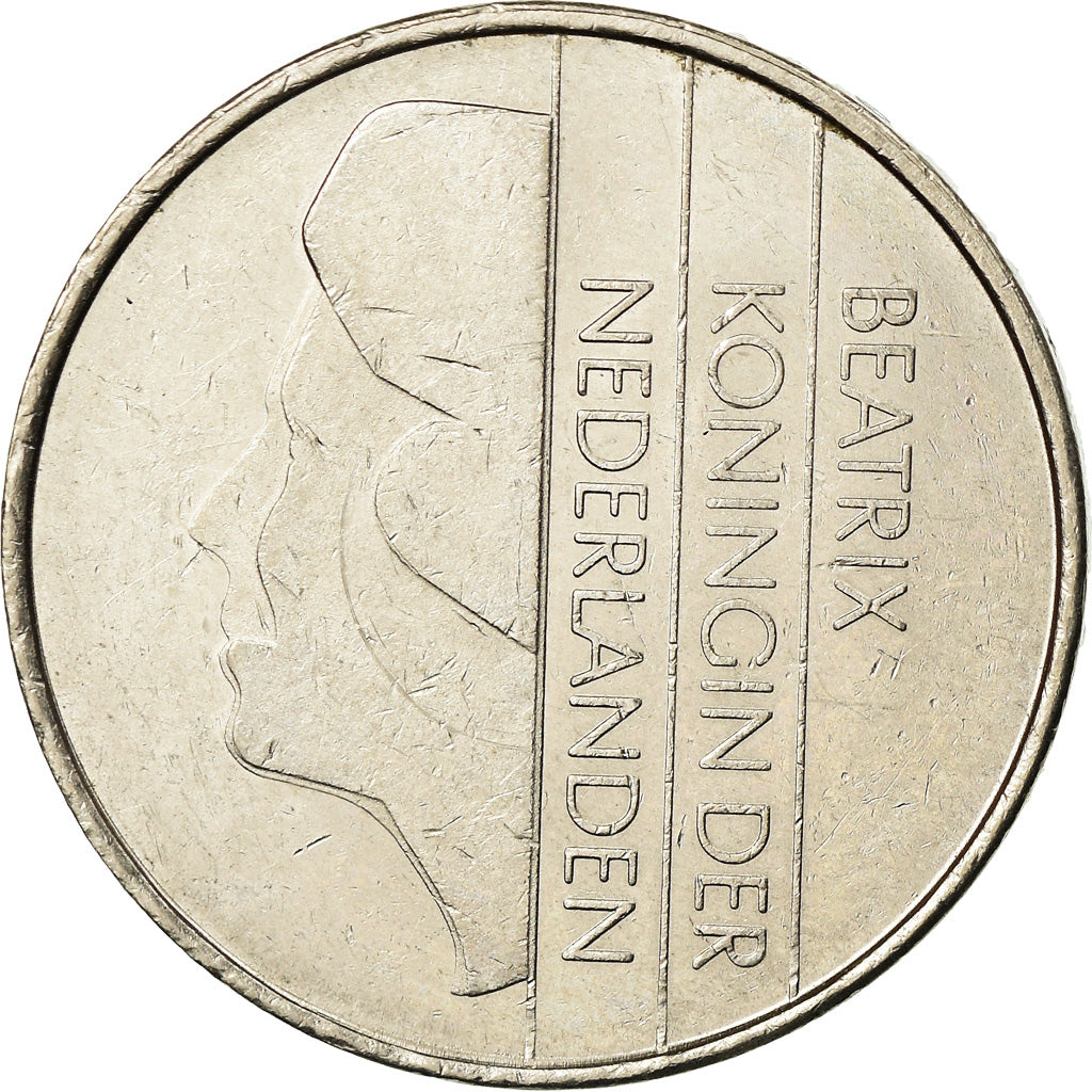 Munten, Nederland, Beatrix, 2-1/2 Gulden, 1984, ZF, Nickel, KM:206