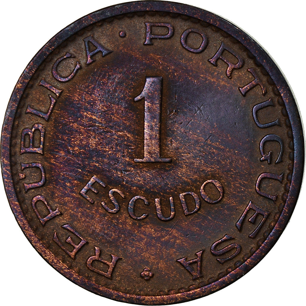 Coin, Mozambique, Escudo, 1957, EF(40-45), Bronze, KM:82