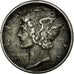 Coin, United States, Mercury Dime, Dime, 1937, U.S. Mint, Philadelphia