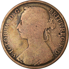 Coin, Great Britain, Victoria, Penny, 1887, F(12-15), Bronze, KM:755