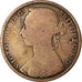 Coin, Great Britain, Victoria, Penny, 1887, F(12-15), Bronze, KM:755