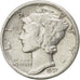UNITED STATES, Mercury Dime, Dime, 1937, U.S. Mint, KM #140, AU(50-53), Silver,.