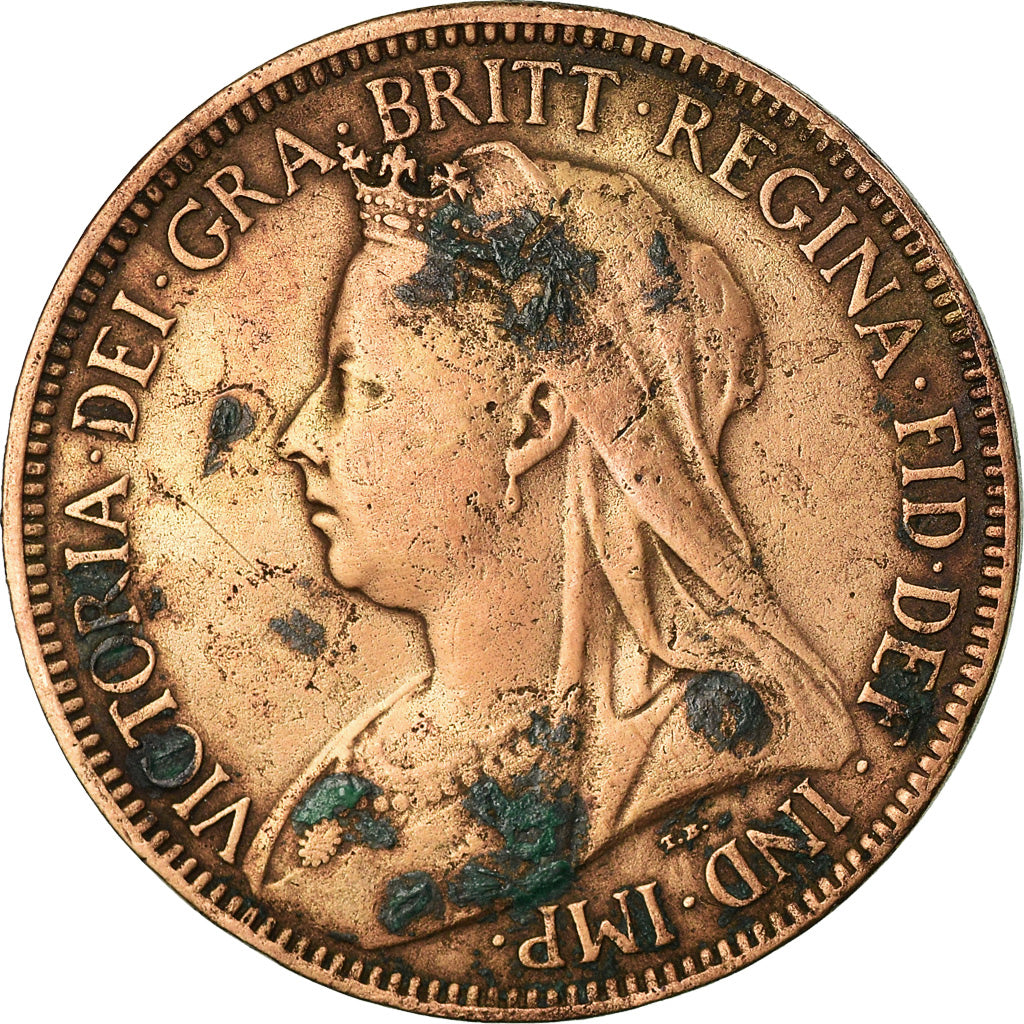 Monnaie, Grande-Bretagne, Victoria, 1/2 Penny, 1898, TTB, Bronze, KM:789