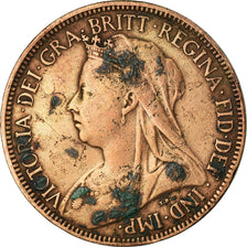 Monnaie, Grande-Bretagne, Victoria, 1/2 Penny, 1898, TTB, Bronze, KM:789