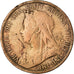 Coin, Great Britain, Victoria, 1/2 Penny, 1899, EF(40-45), Bronze, KM:789
