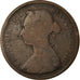 Coin, Great Britain, Victoria, 1/2 Penny, 1890, F(12-15), Bronze, KM:754