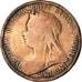Moneta, Gran Bretagna, Victoria, 1/2 Penny, 1900, MB, Bronzo, KM:789