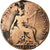 Coin, Great Britain, Victoria, 1/2 Penny, 1901, F(12-15), Bronze, KM:789