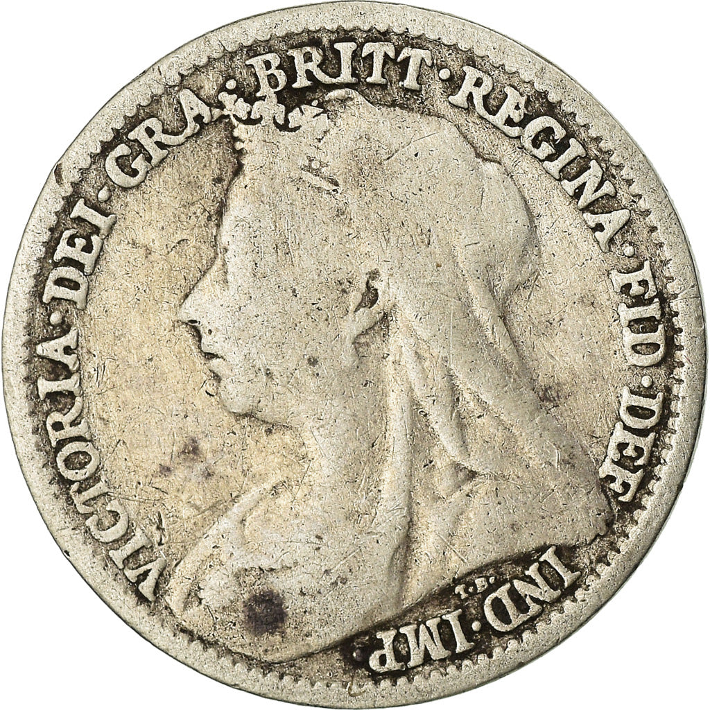 Coin, Great Britain, Victoria, 3 Pence, 1898, VF(30-35), Silver, KM:777